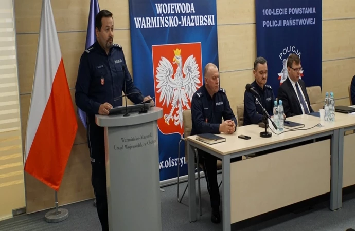 {Warmińsko-mazurska policja podsumowała rok 2018.}